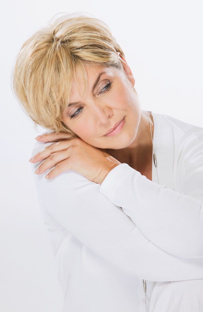 Microlines blond kurz nachher